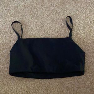 Black meshki bra top
